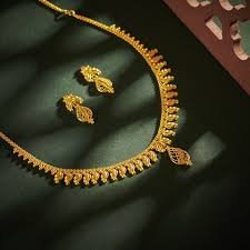 Silver gold plated necklace set