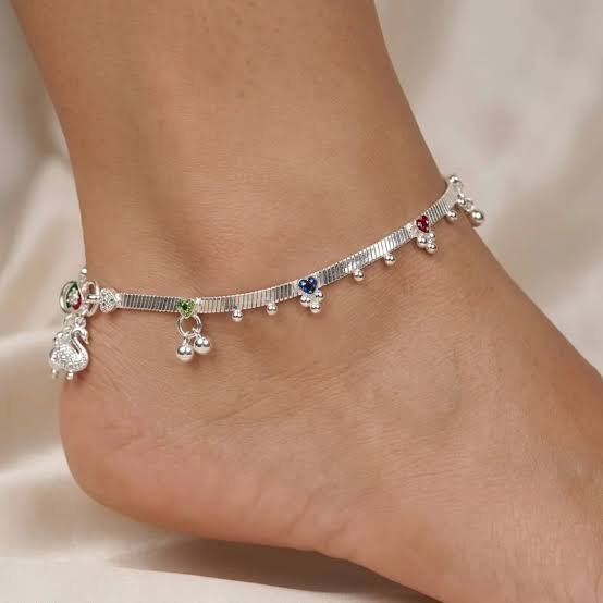 Silver payal