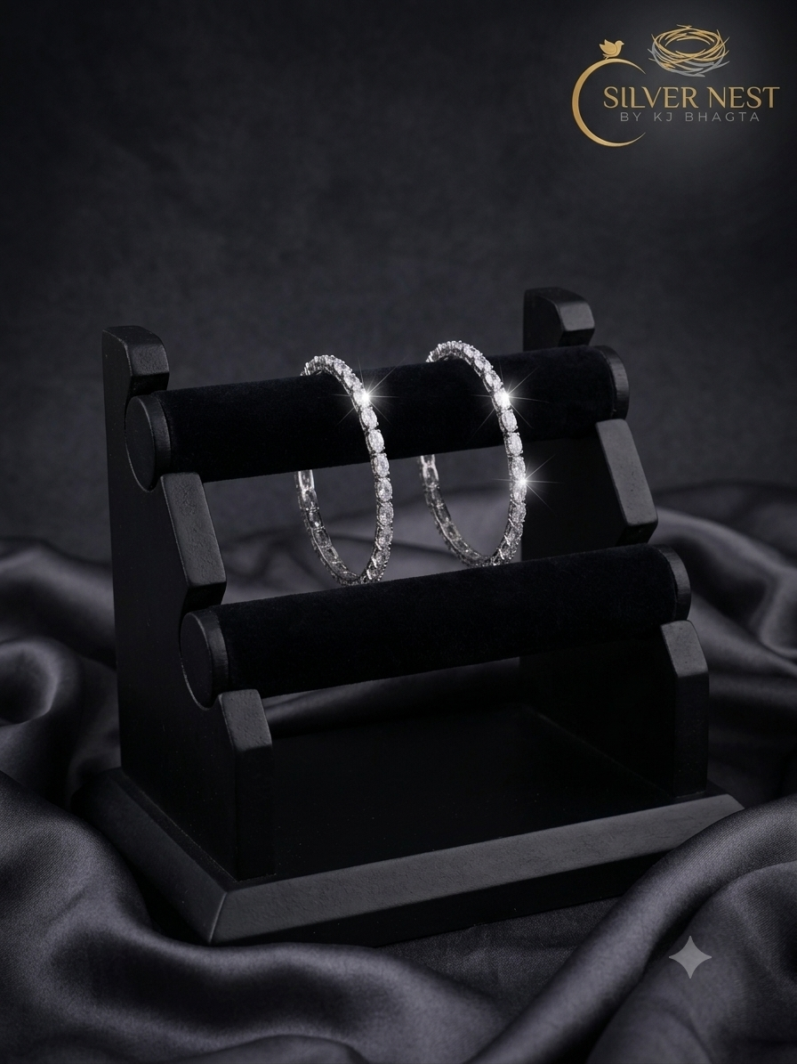 Silver bangles