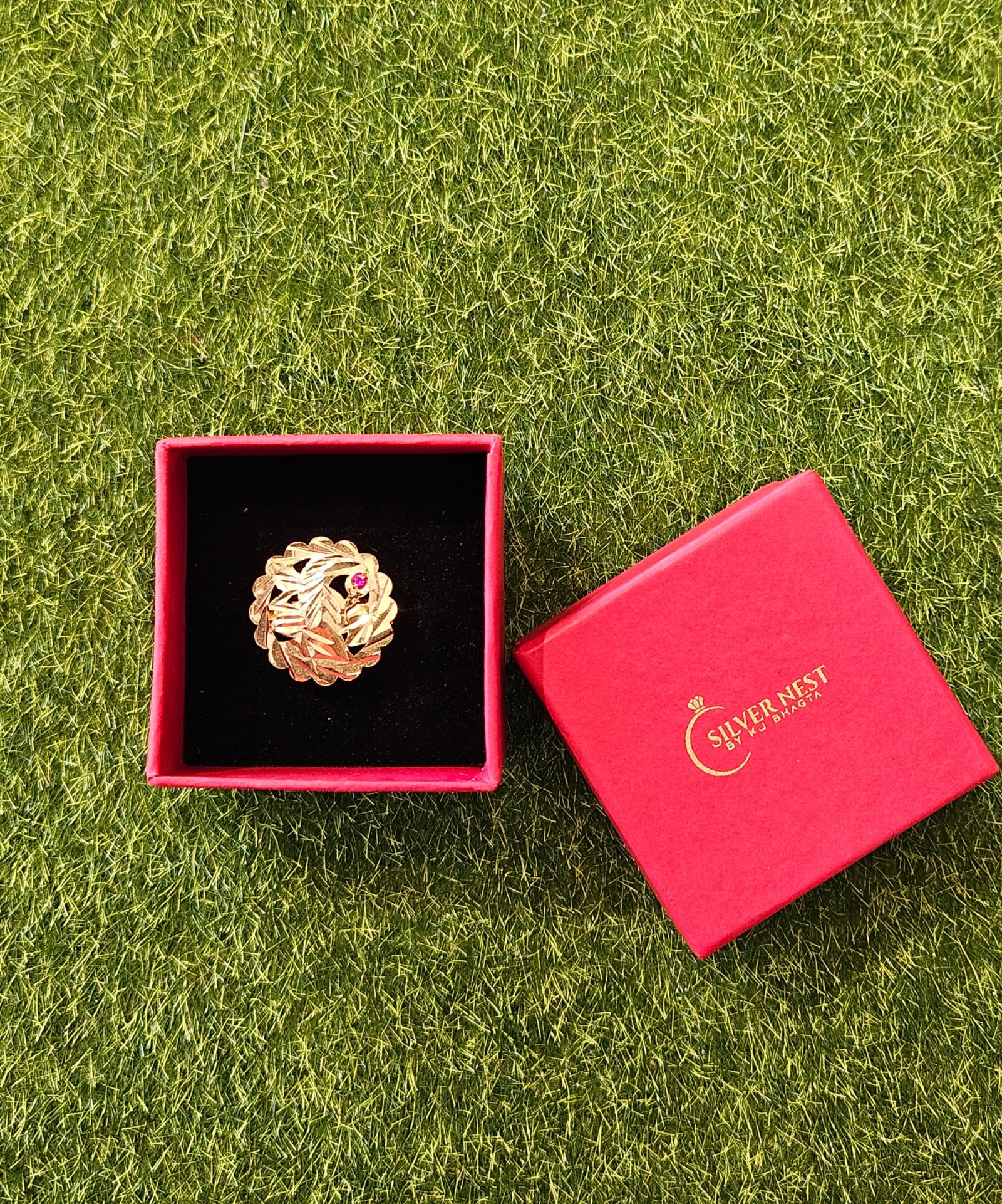 Silver gold plated rings(ladies)